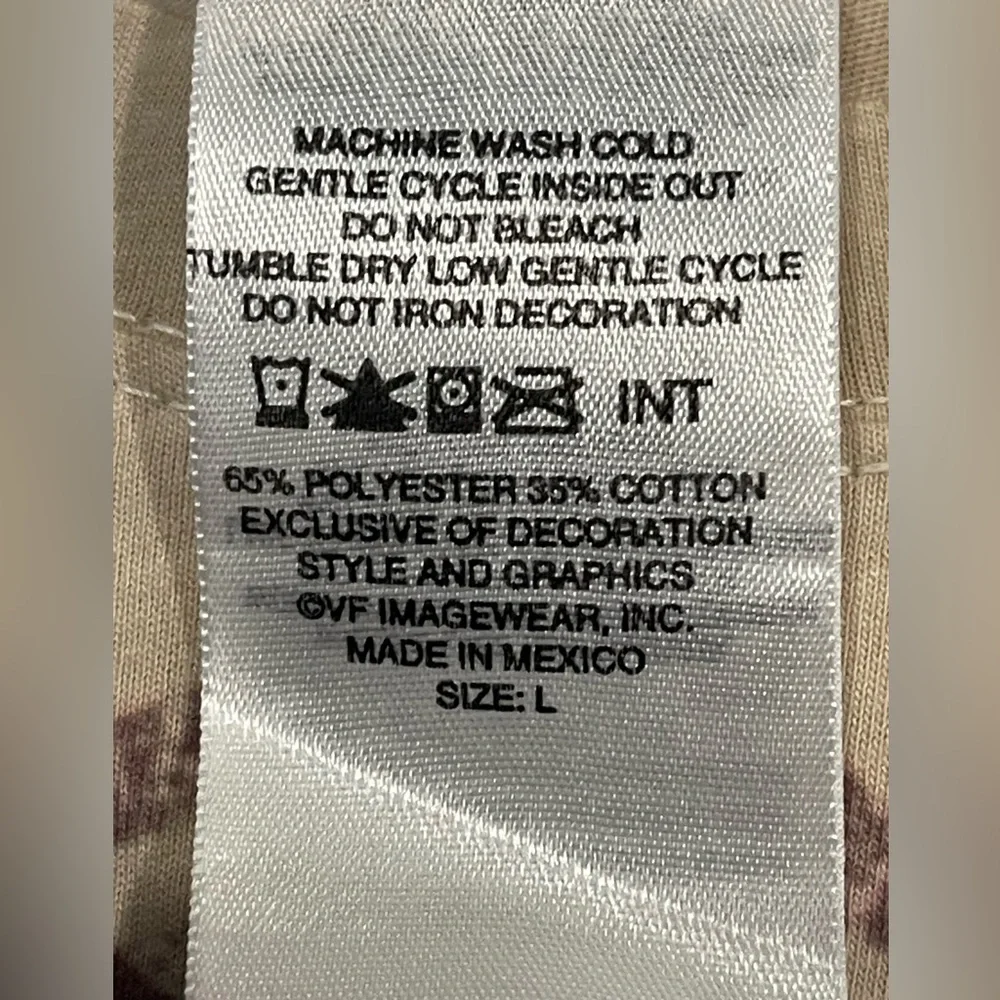 Harley Davidson Kokomo Indiana Beige Women Size Large Long sleeve shirt - Picture 5 of 7